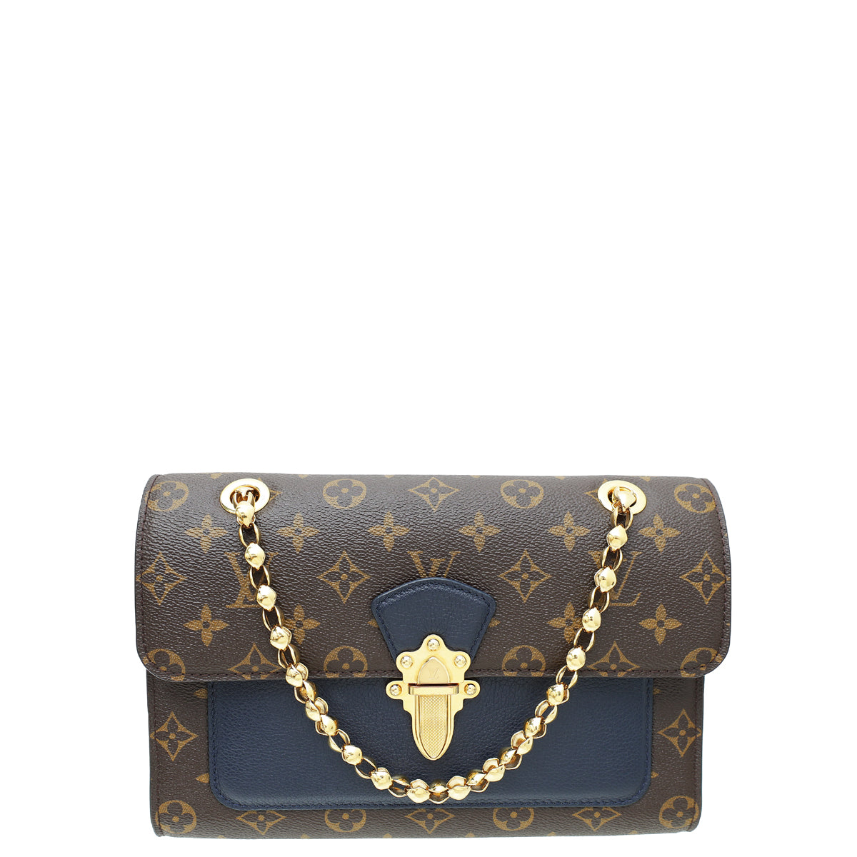 Louis Vuitton Monogram Blue Victoire Bag