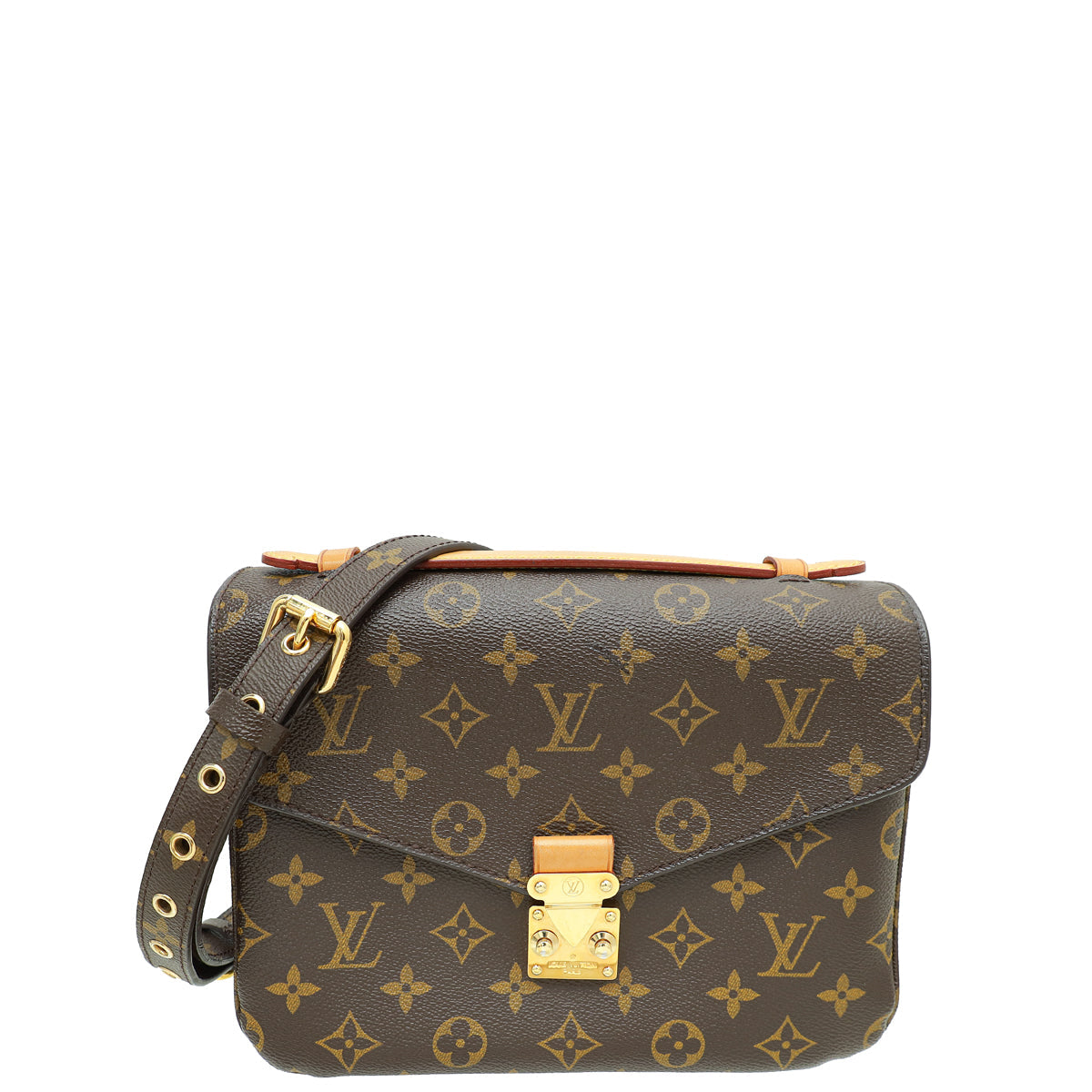 Louis Vuitton Brown Monogram Pochette Metis