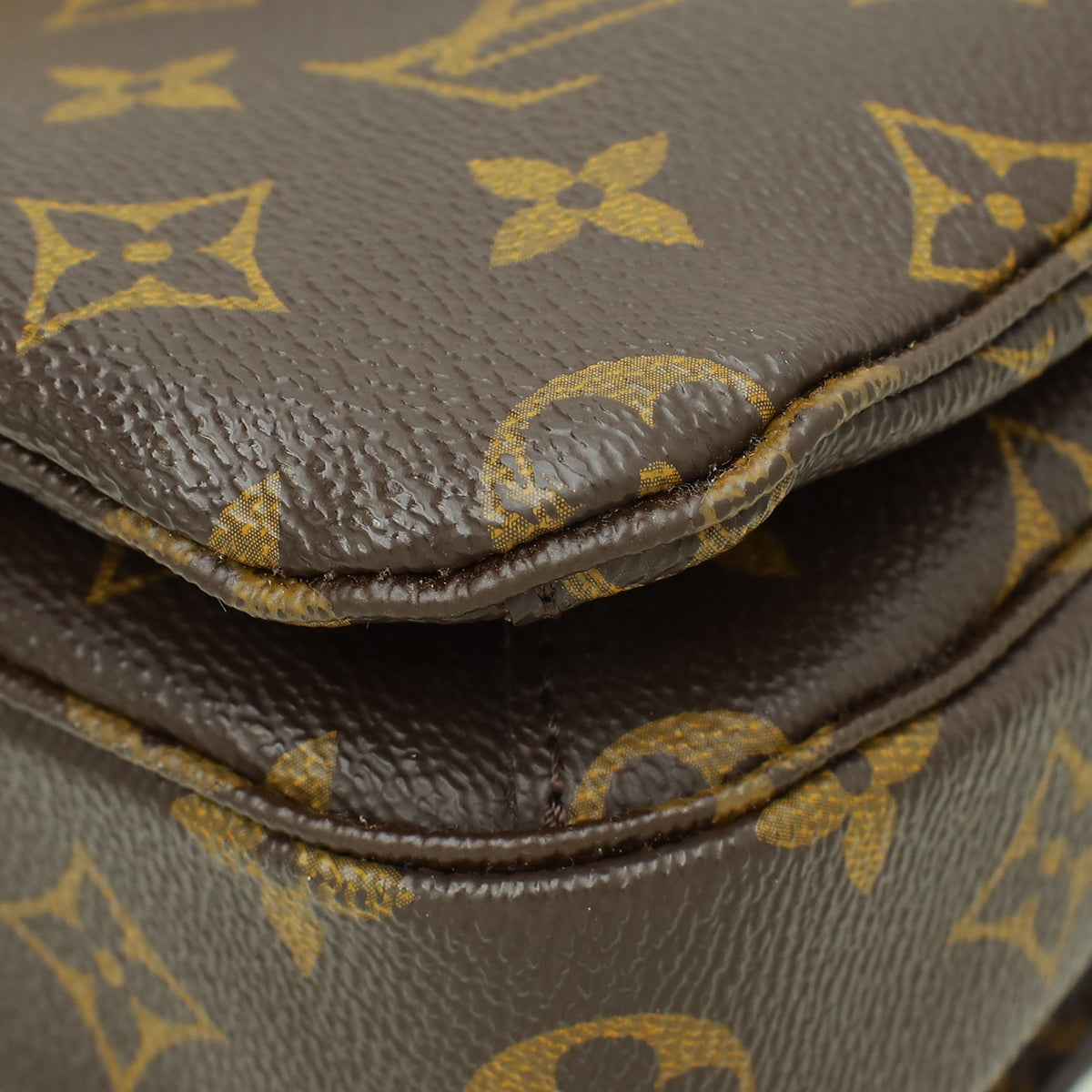 Louis Vuitton Brown Monogram Pochette Metis