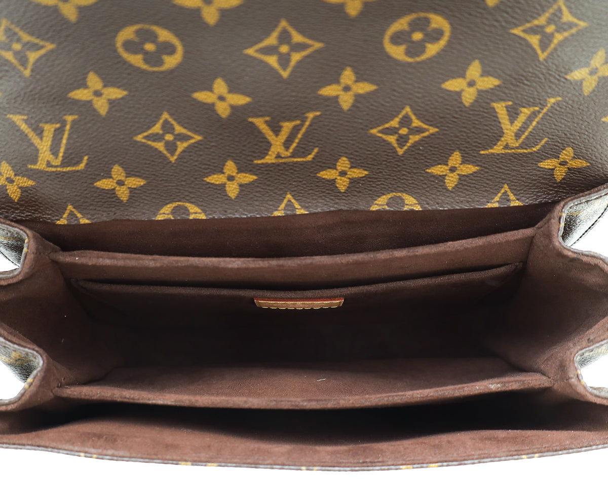 Louis Vuitton Brown Monogram Pochette Metis