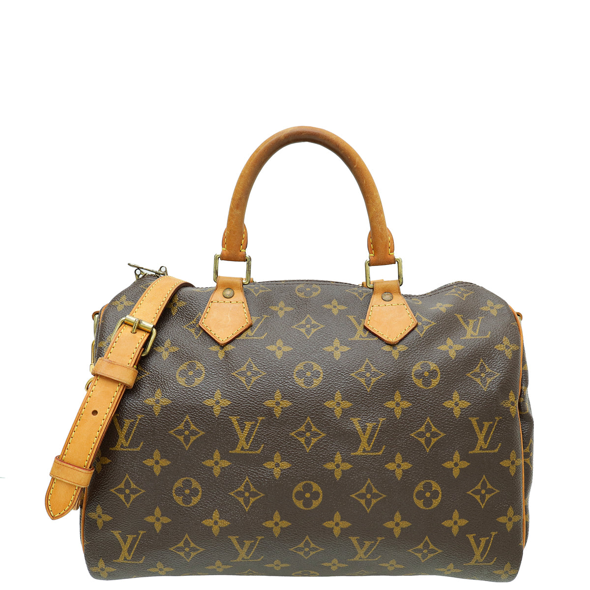 Louis Vuitton Monogram Speedy 30 Bandouliere Bag