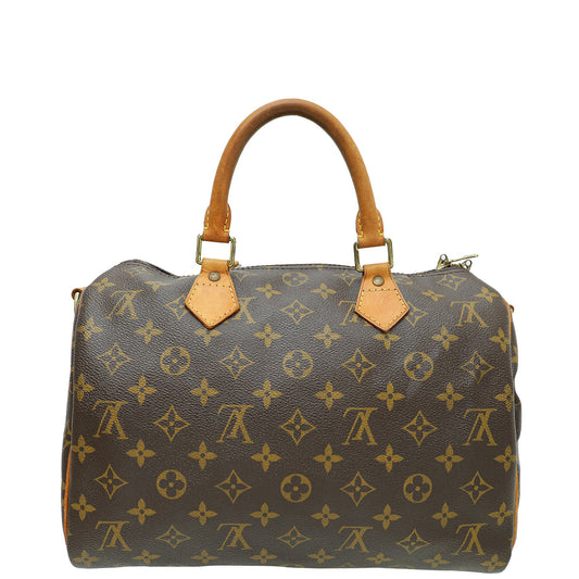 Louis Vuitton Monogram Speedy 30 Bandouliere Bag