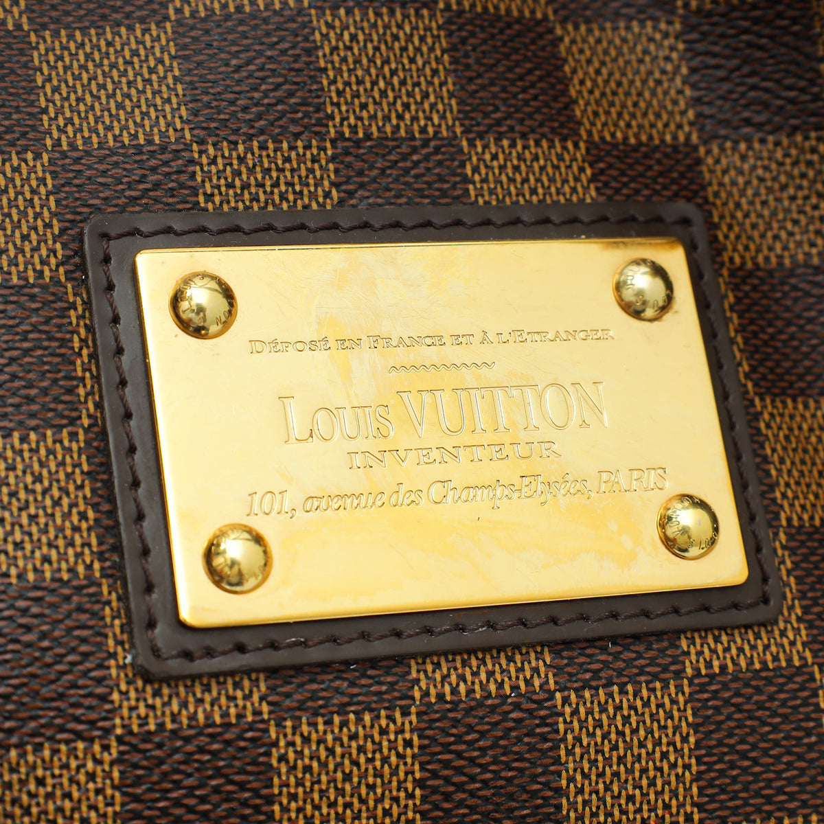 Louis Vuitton Damier Ebene Hampstead MM Bag