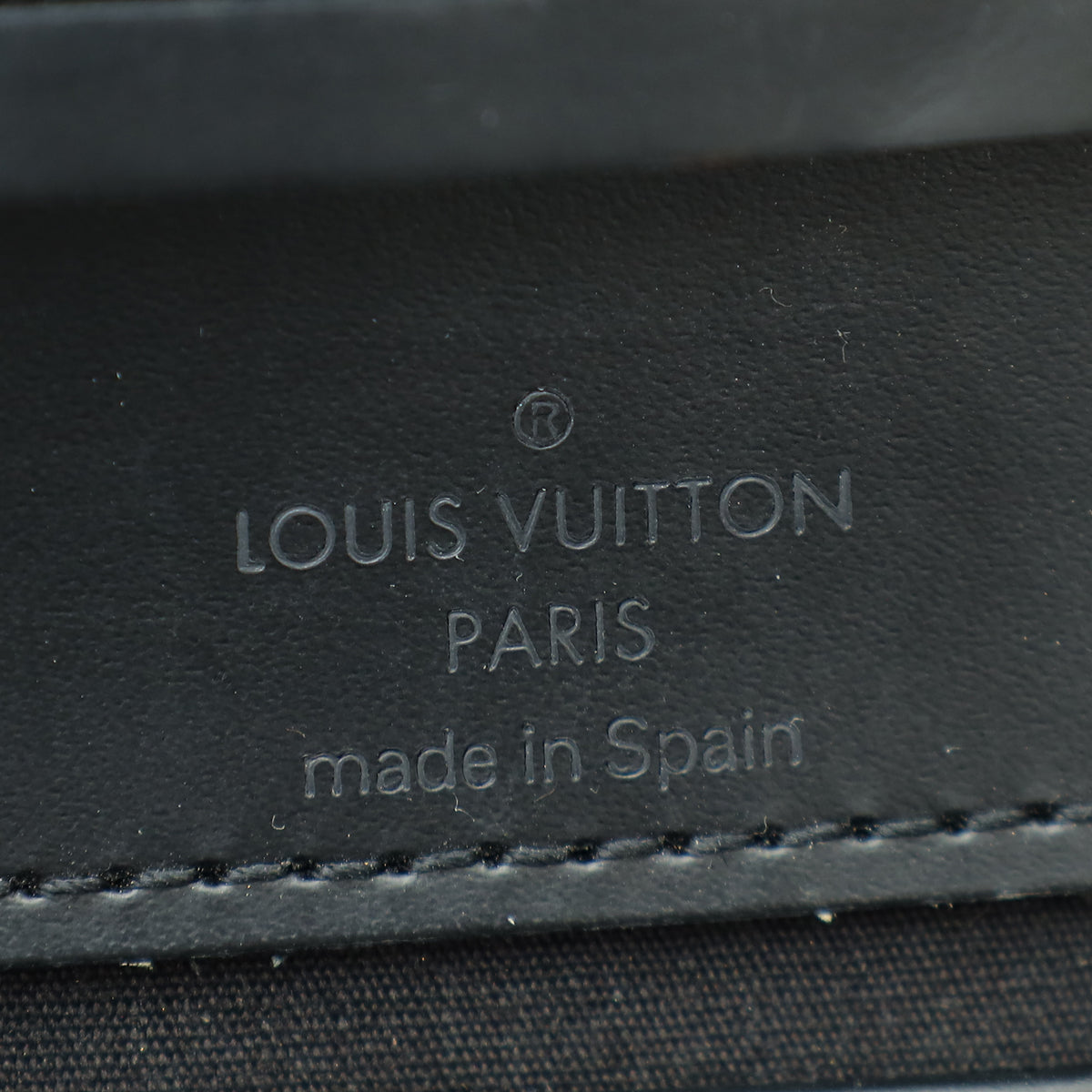 Louis Vuitton Black Honfleur Clutch Bag