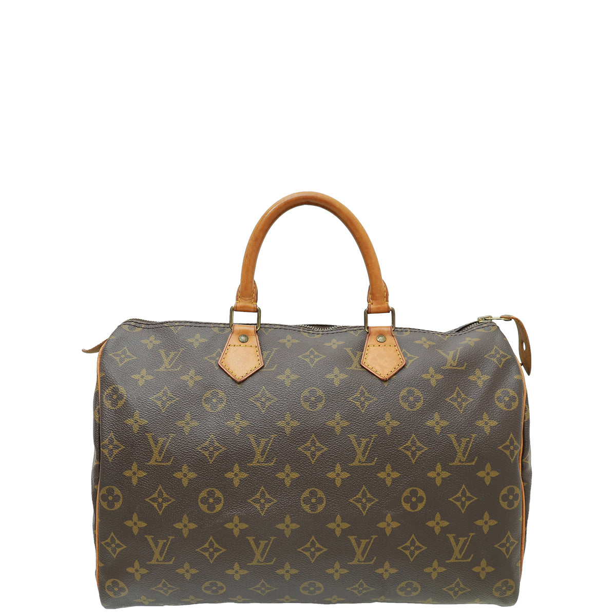 Louis Vuitton Brown Monogram Speedy 35 Bag