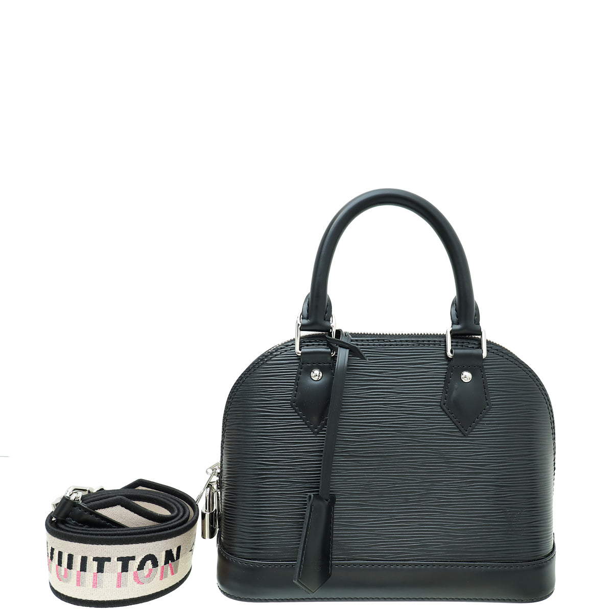 Louis Vuitton Black Alma BB Sporty Bag