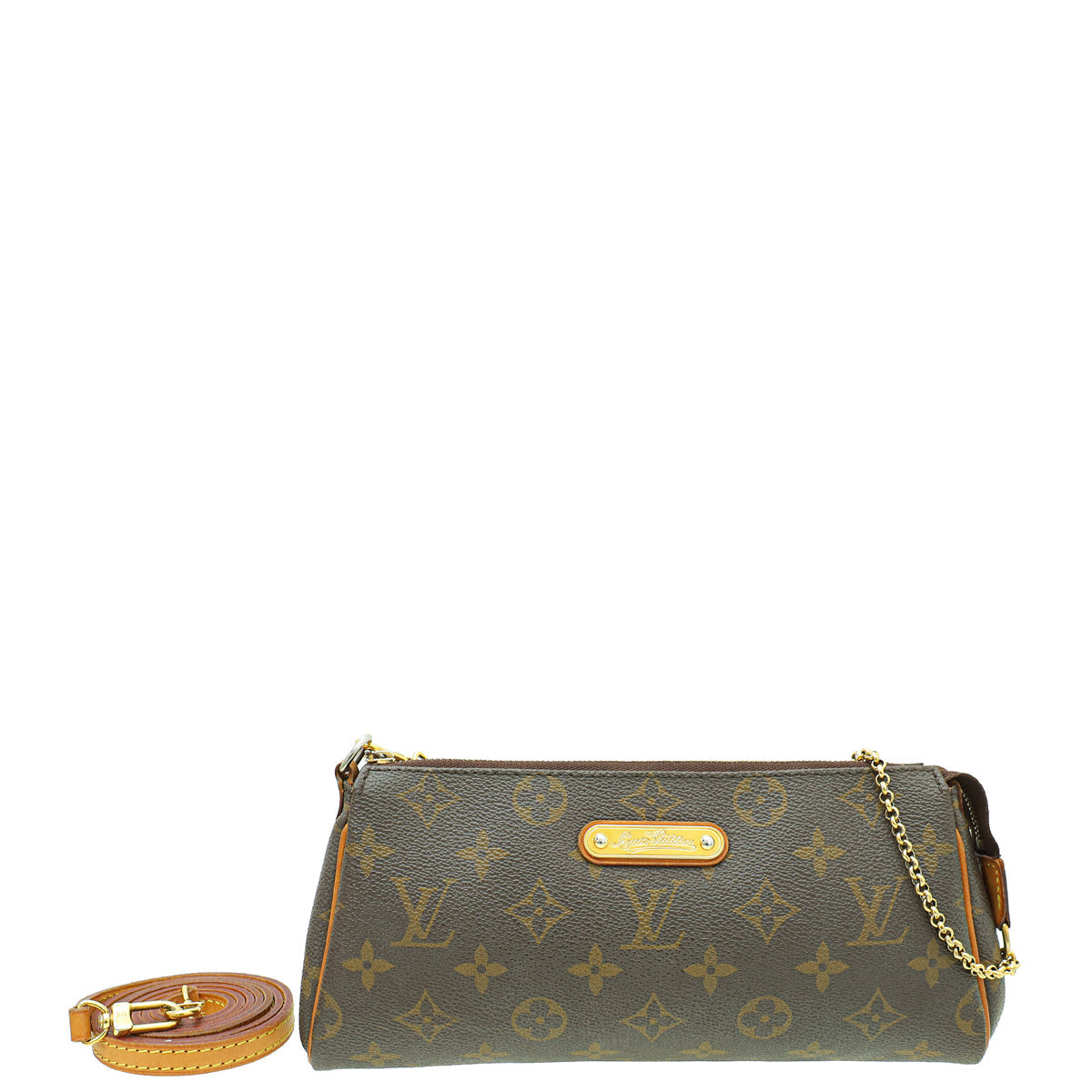 Louis Vuitton Brown Monogram Eva Clutch Bag