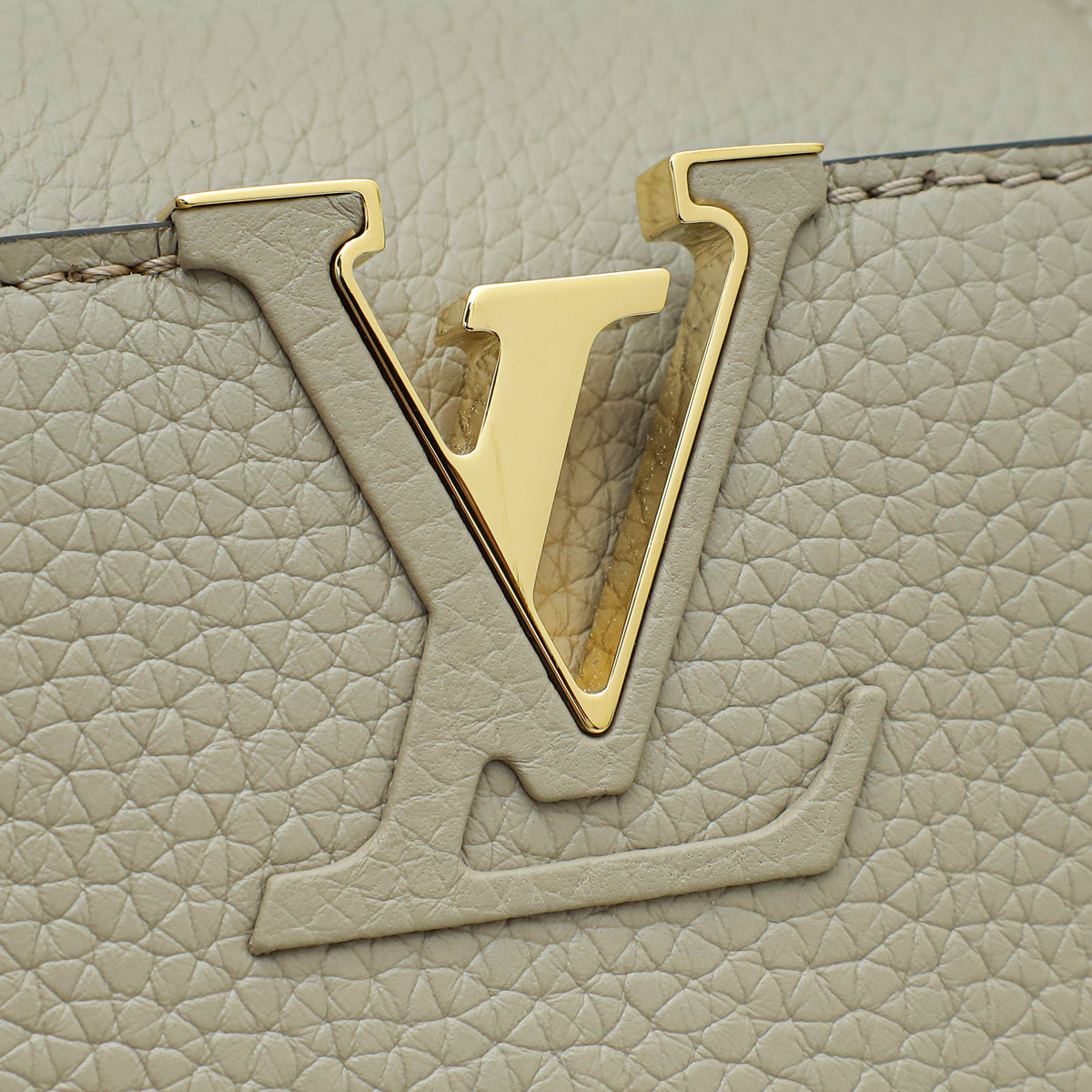 Louis Vuitton Galet Python Handle Capucines BB Bag