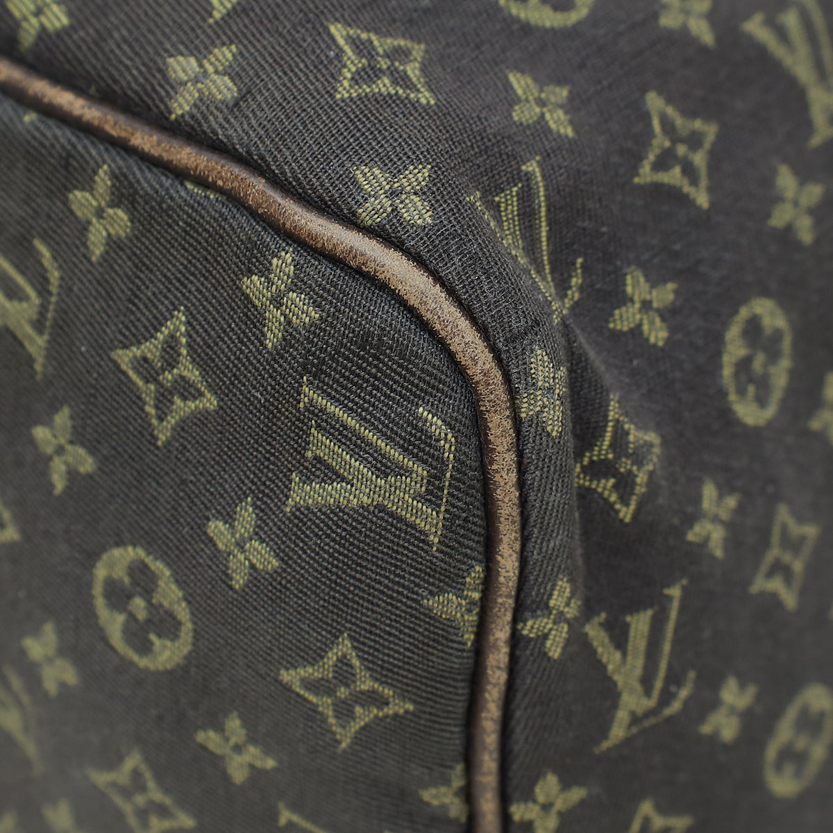 Louis Vuitton Brown Monogram Mini Lin Speedy 30 Bag