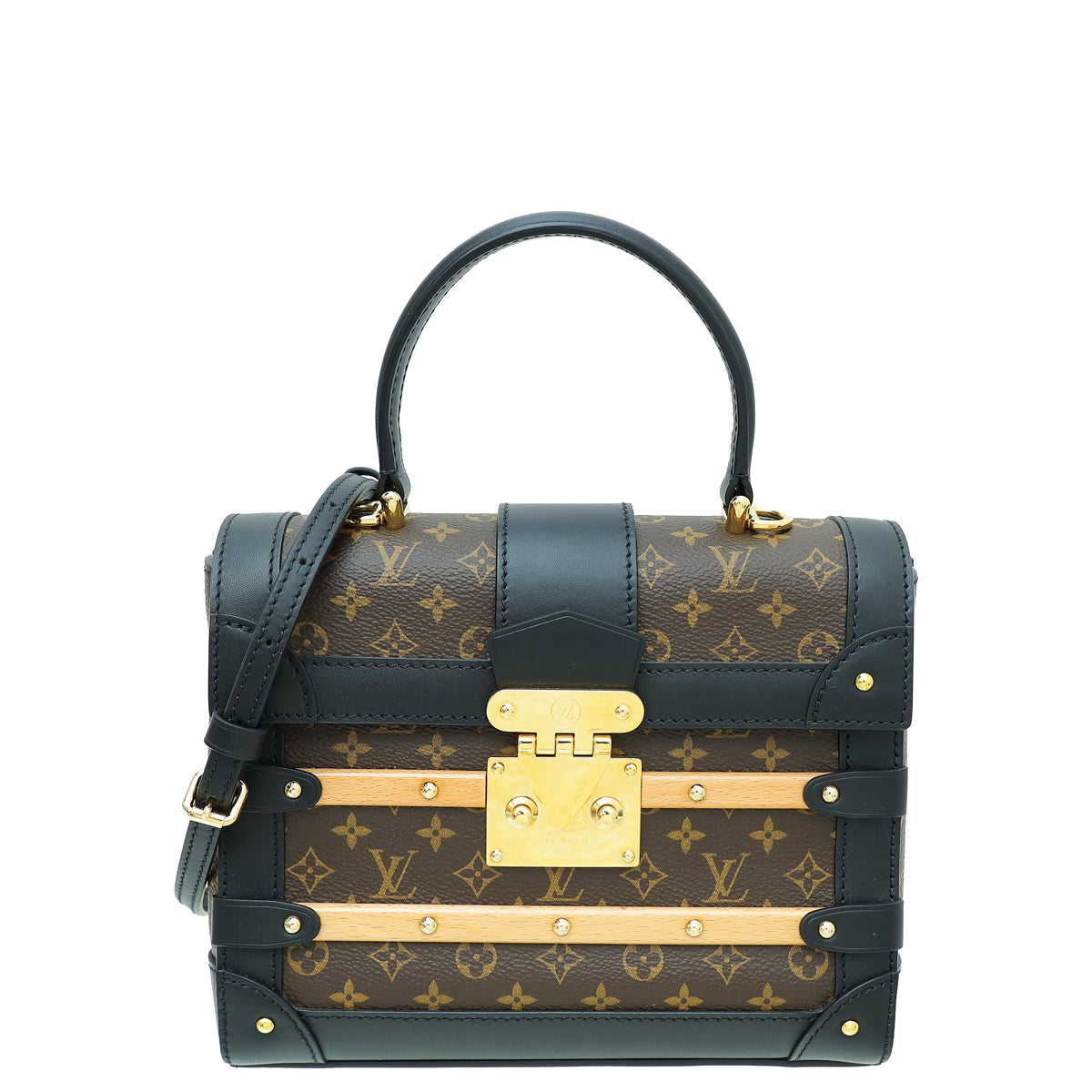 Louis Vuitton Bicolor Monogram Trianon PM Trunk Bag