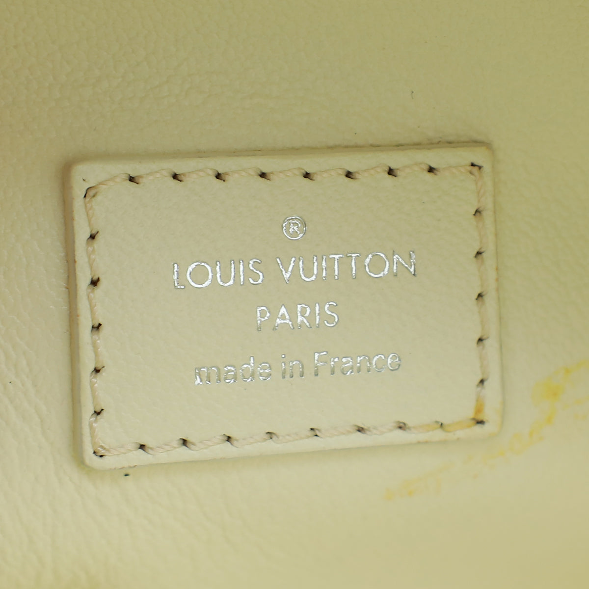 Louis Vuitton White Monogram Shiny Python Square Bag