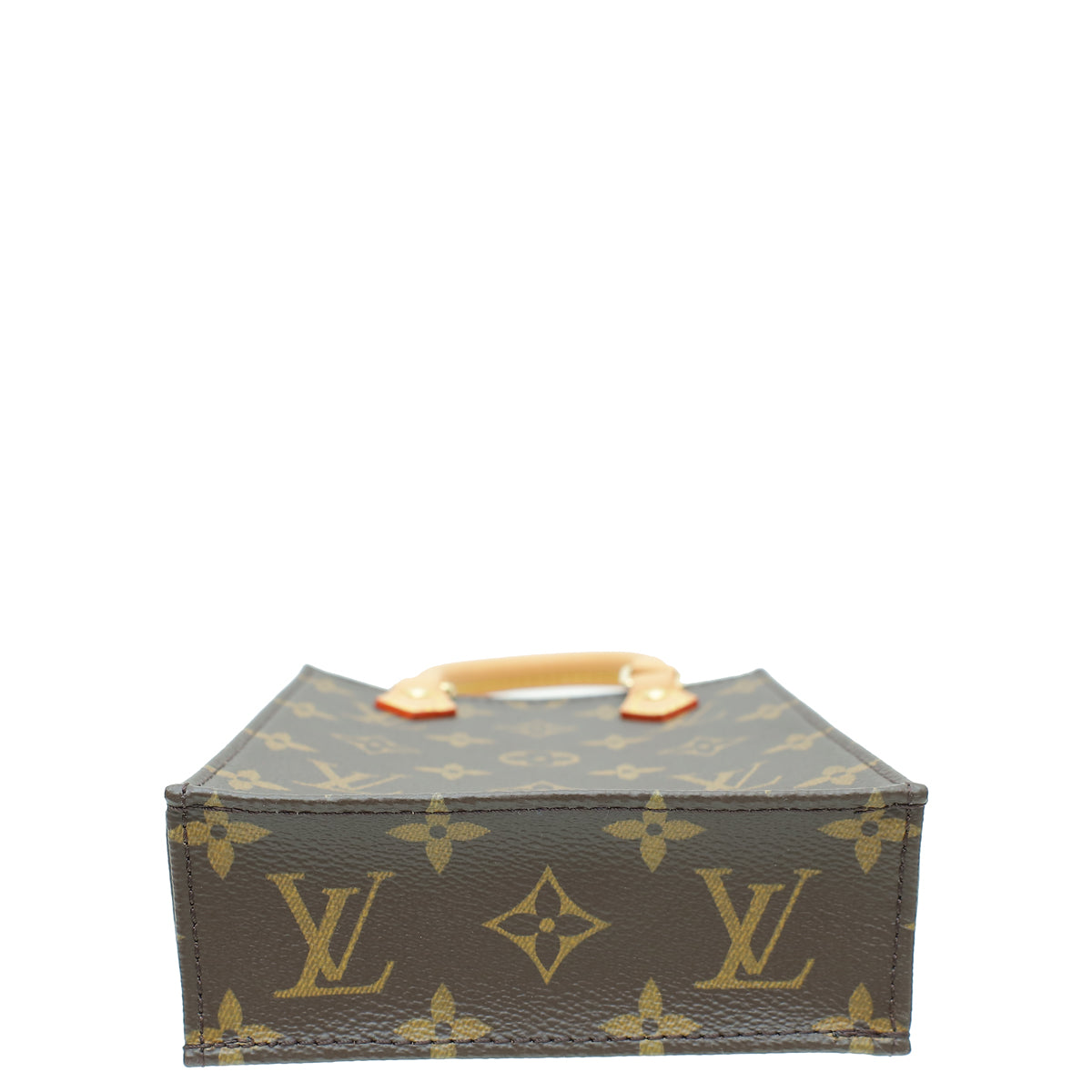 Louis Vuitton Brown Monogram Petit Sac Plat Bag