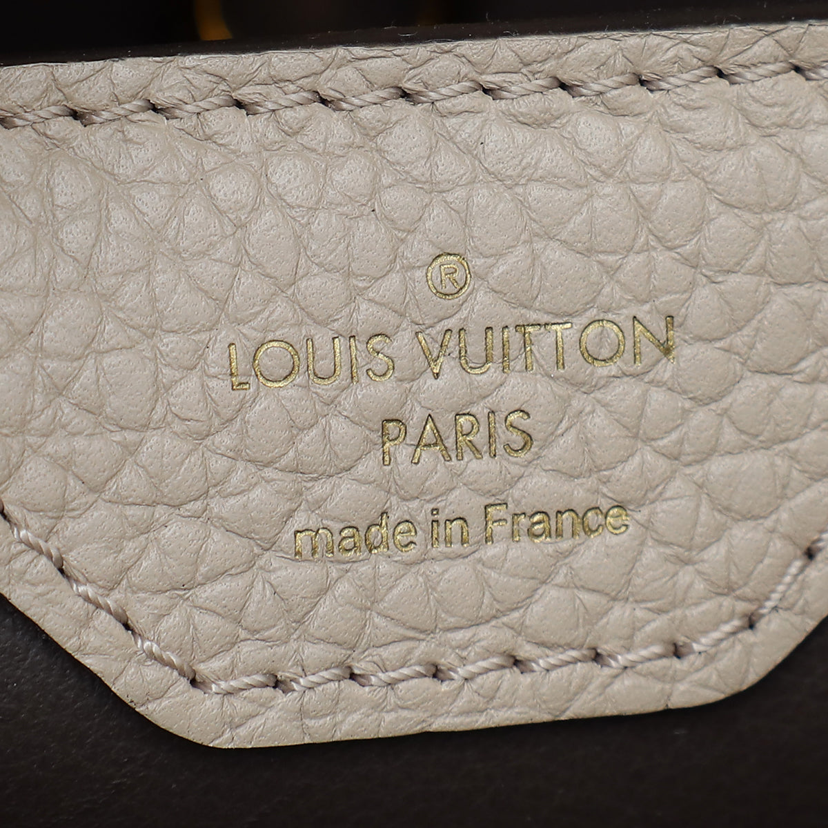 Louis Vuitton Galet Python Handle Capucines BB Bag