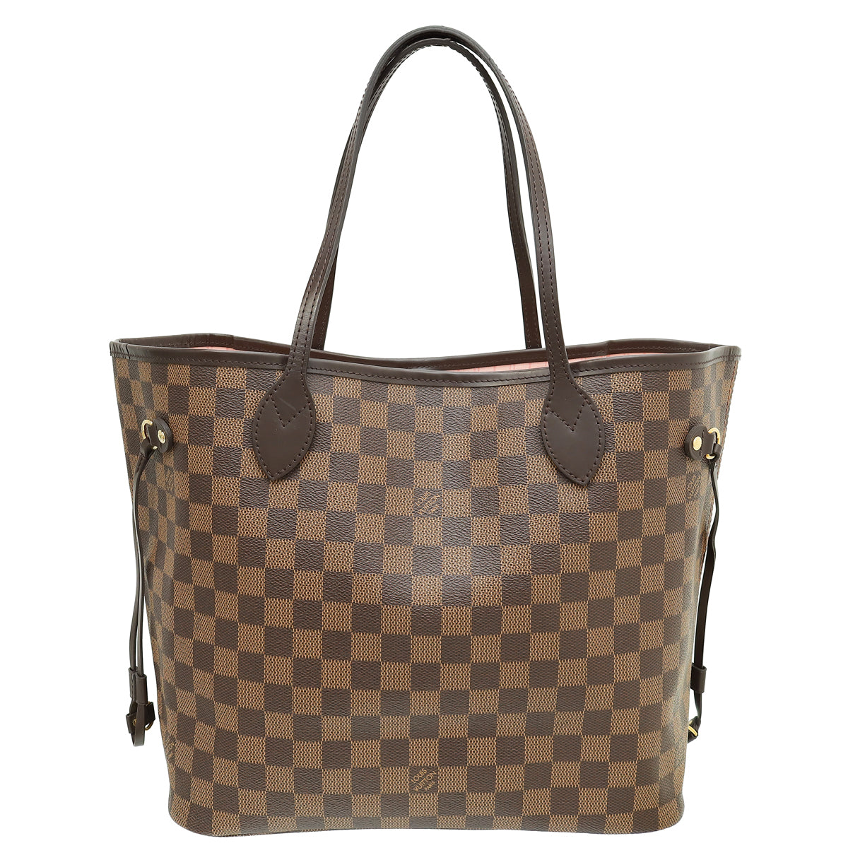 Louis Vuitton Damier Ebene Neverfull MM Bag W/ Pouch