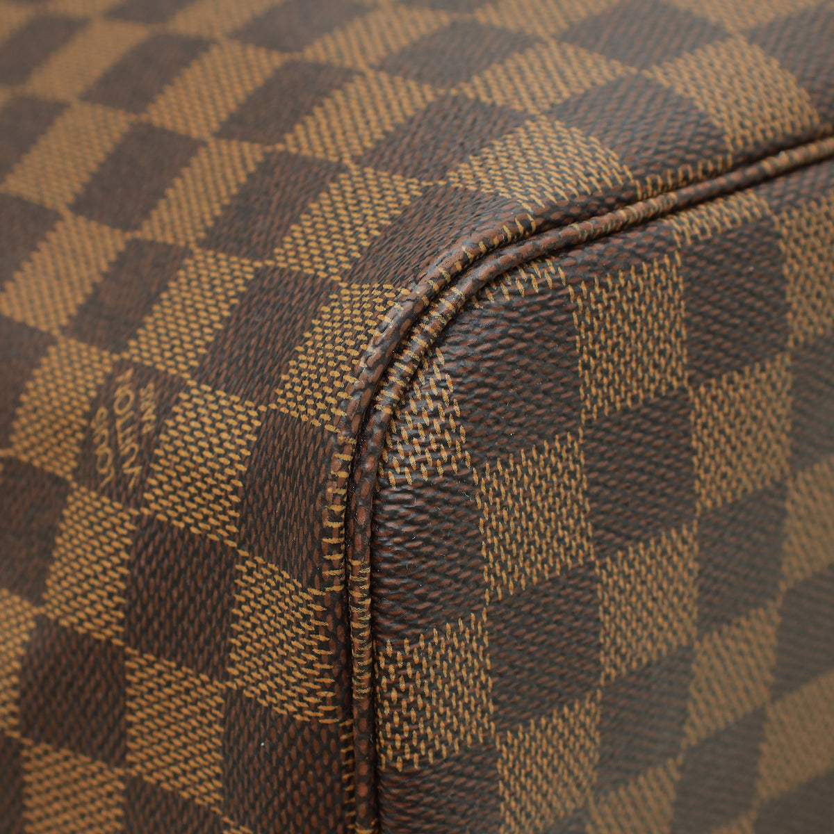 Louis Vuitton Damier Ebene Neverfull MM Bag W/ Pouch