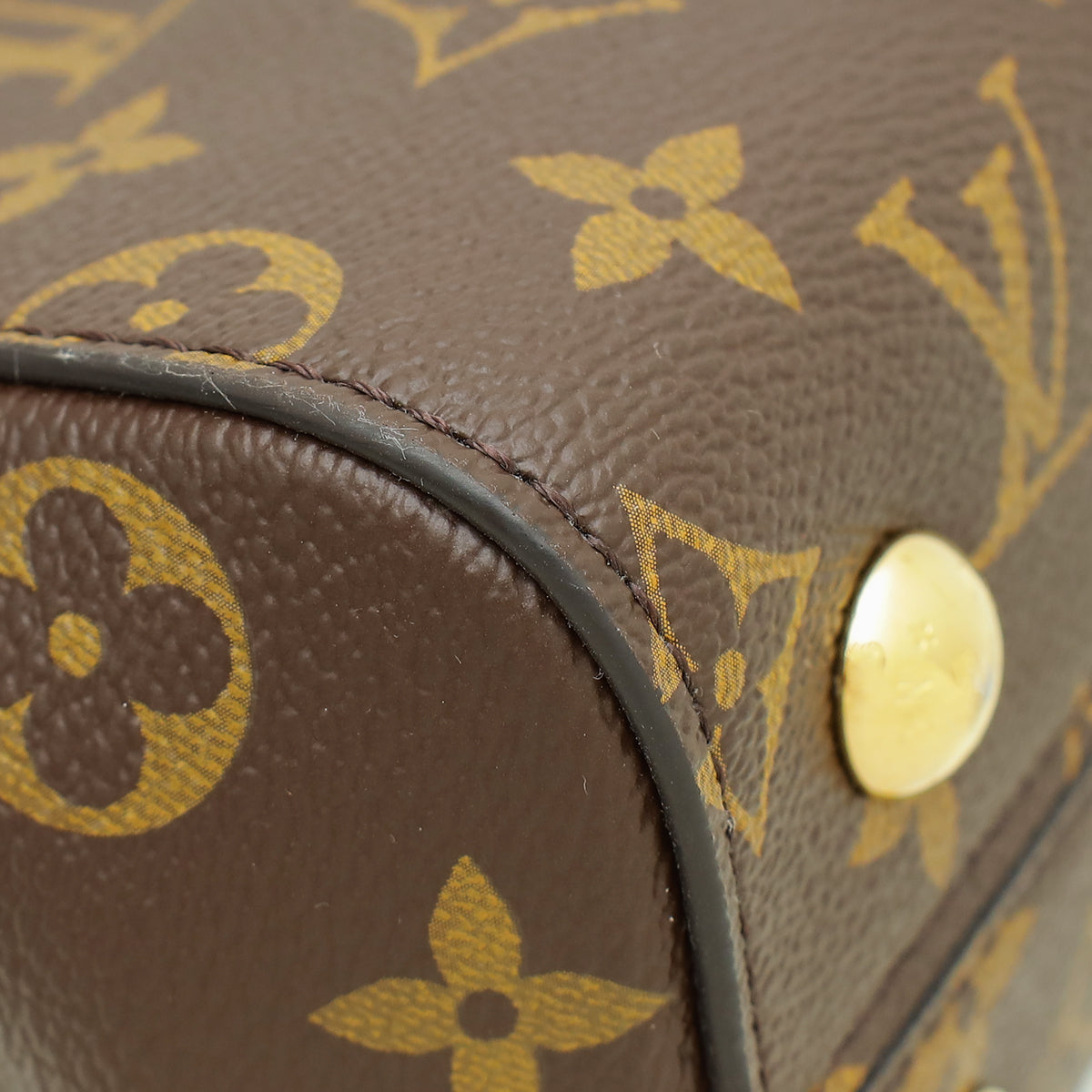 Louis Vuitton Bicolor Monogram Cluny BB Bag W/ SH initials