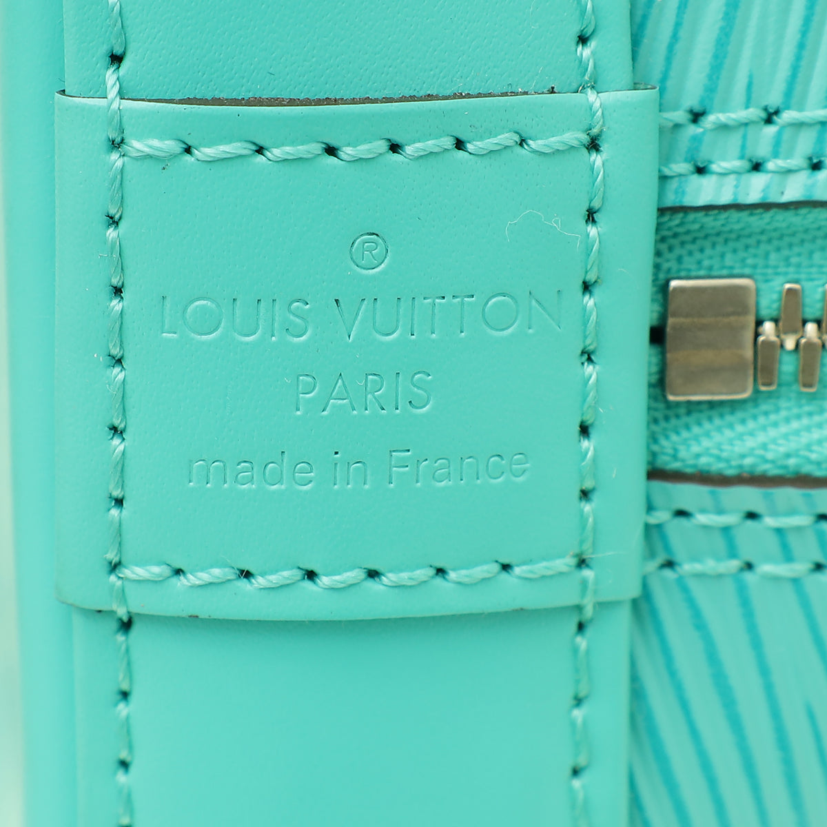 Louis Vuitton Turquoise Alma PM Bag