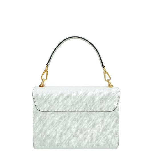 Louis Vuitton White Twist MM Top Handle Bag