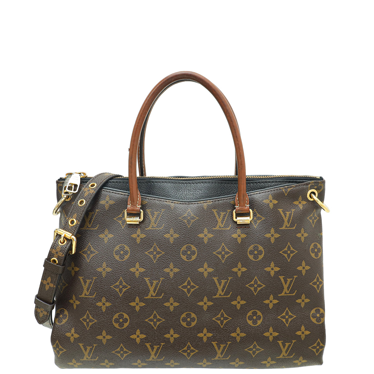 Louis Vuitton Monogram Black Pallas MM Bag