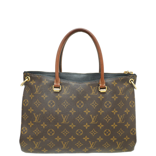 Louis Vuitton Monogram Black Pallas MM Bag