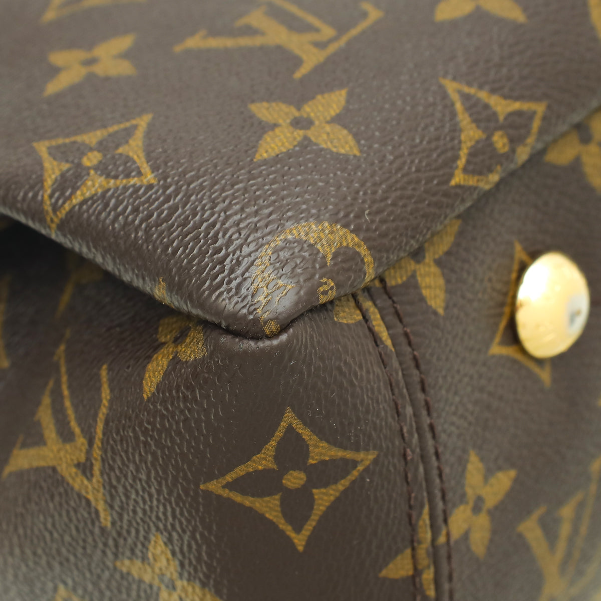 Louis Vuitton Monogram Black Pallas MM Bag