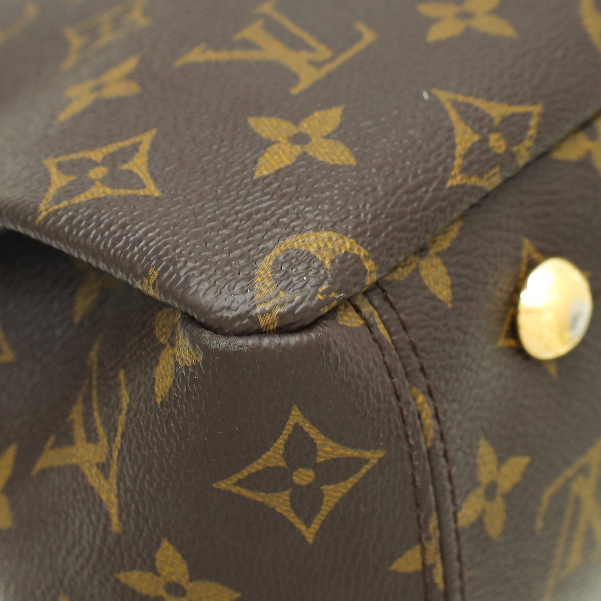 Louis Vuitton Monogram Black Pallas MM Bag