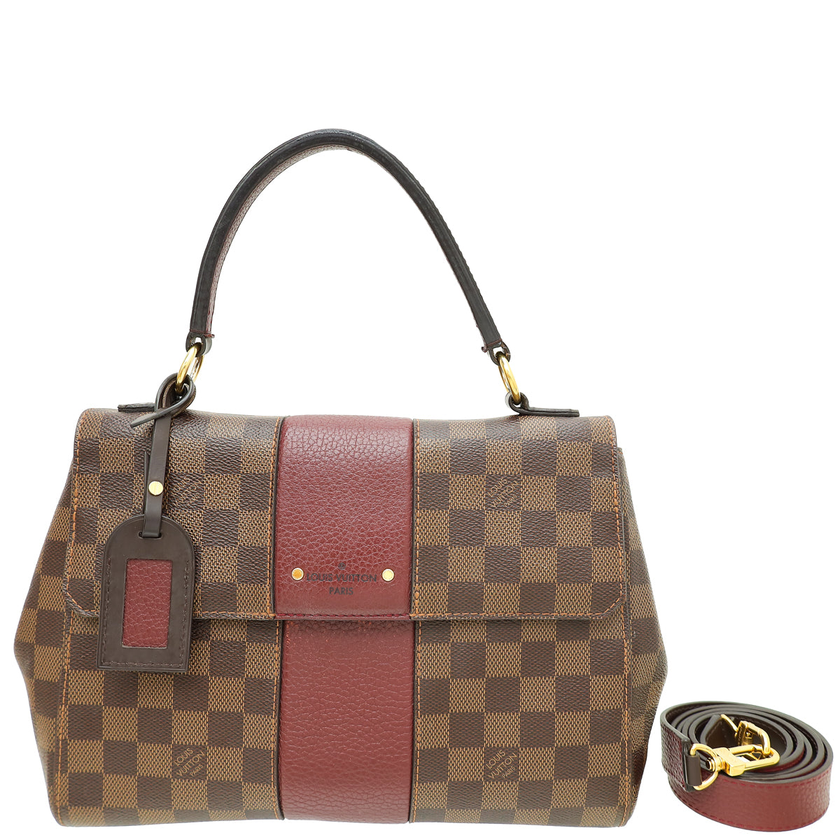 Louis Vuitton Damier Ebene Bordeaux Bond Street Bag