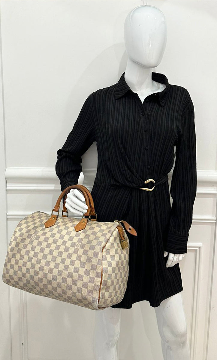 Louis Vuitton Damier Azur Speedy 35 Bag