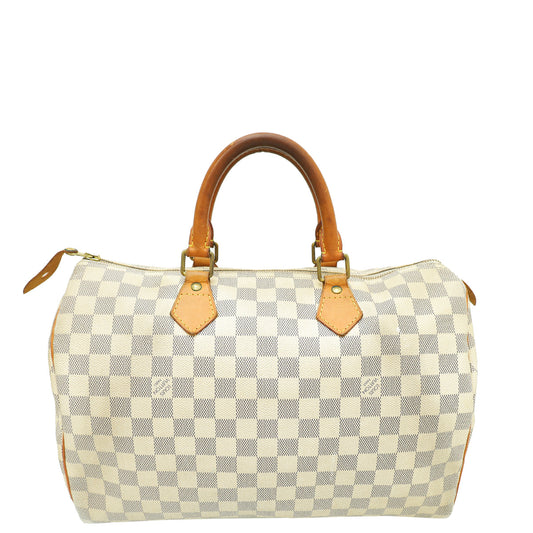 Louis Vuitton Damier Azur Speedy 35 Bag