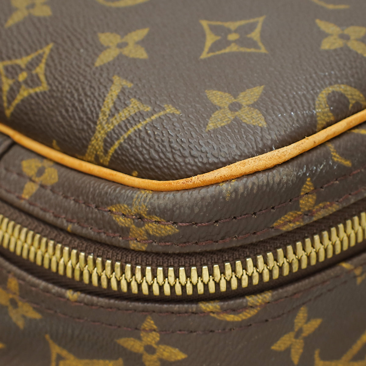 Louis Vuitton Brown Monogram Alize 2 Poche Soft Suitcase