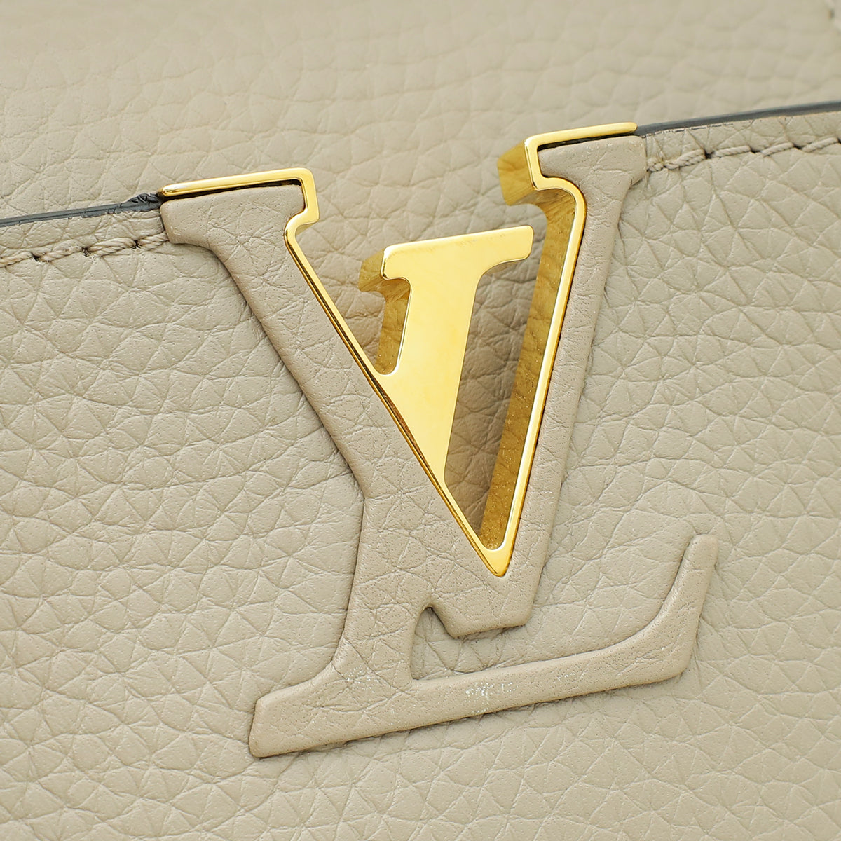 Louis Vuitton Galet Capucines BB Python Handle Bag