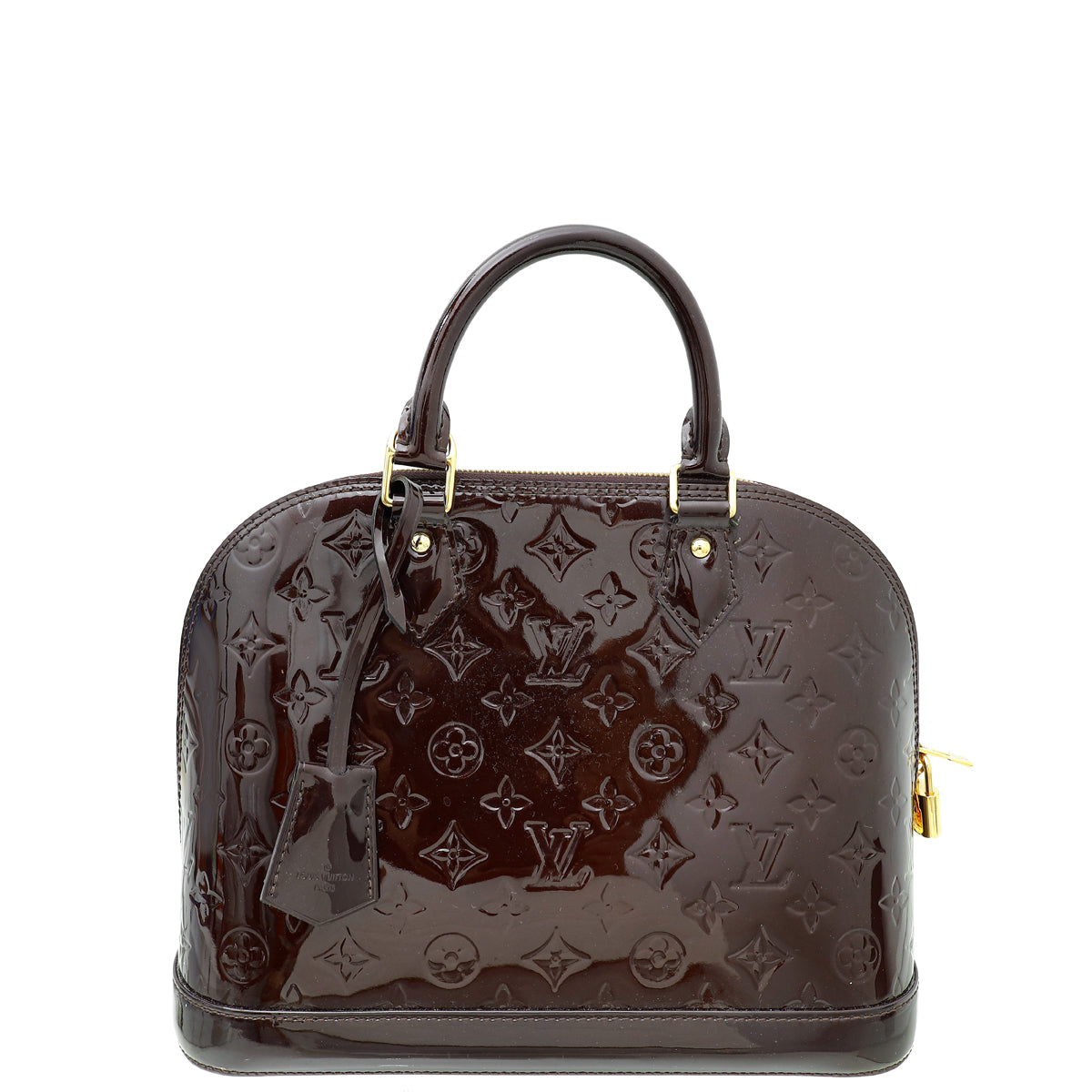 Louis Vuitton Amarante Monogram Vernis Alma PM Bag