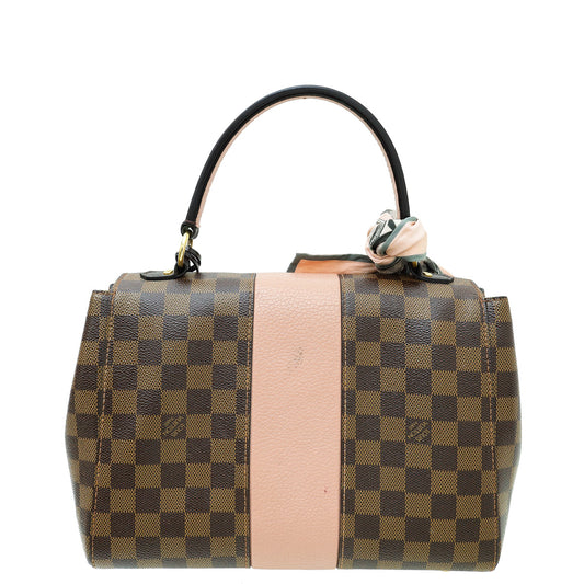 Louis Vuitton Ebene Rose Ballerine Bond Street Bag W/ M.A Initials