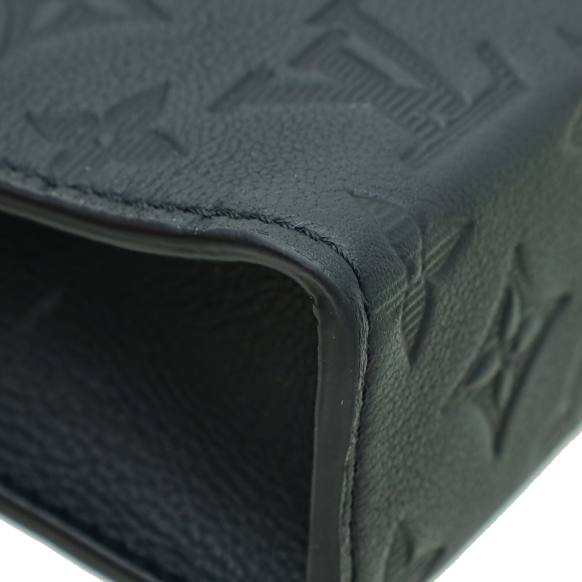 Louis Vuitton Black Monogram Shadow Embossed Gaston Wearable Wallet