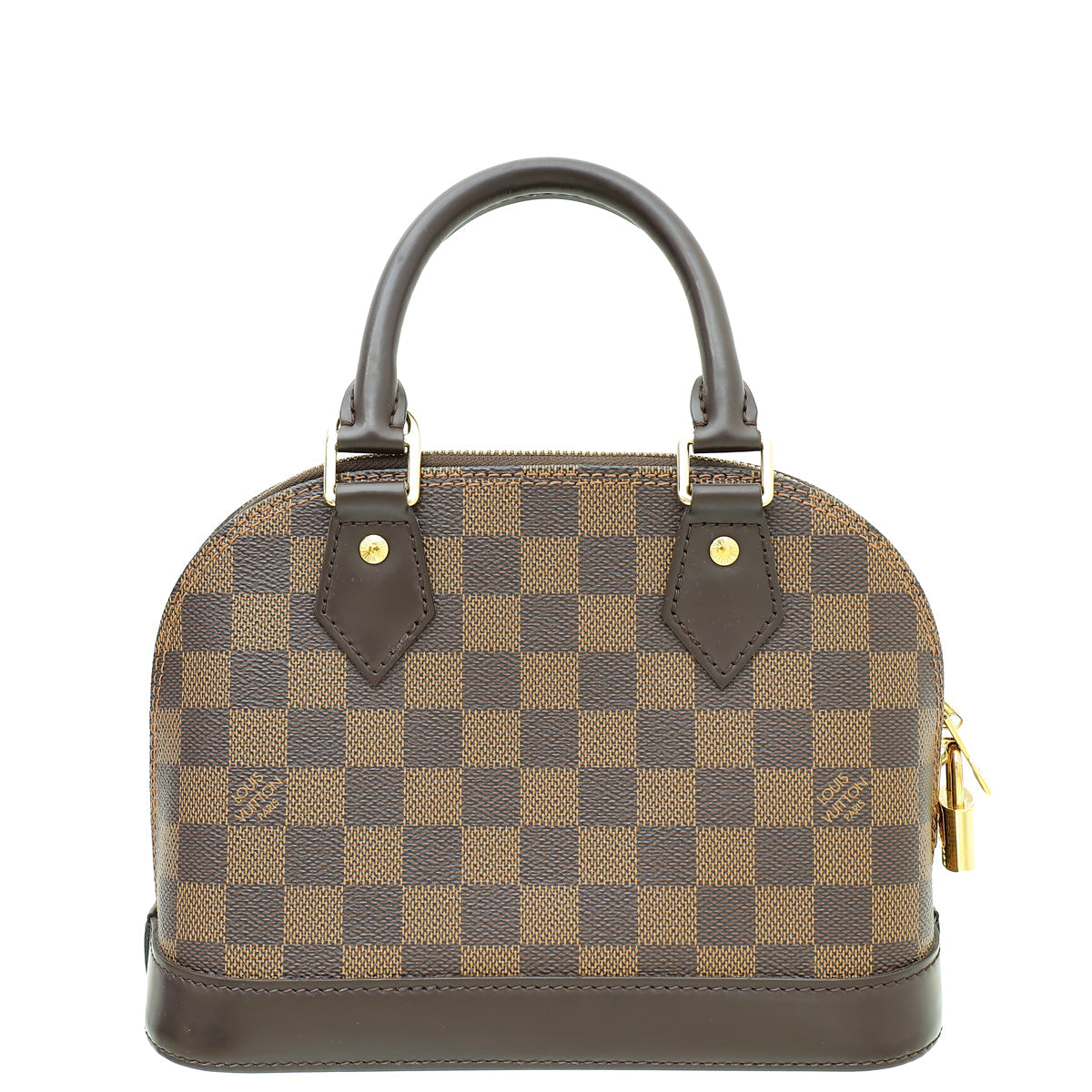 Louis Vuitton Damier Ebene Alma BB Bag/W/K.M INITIAL