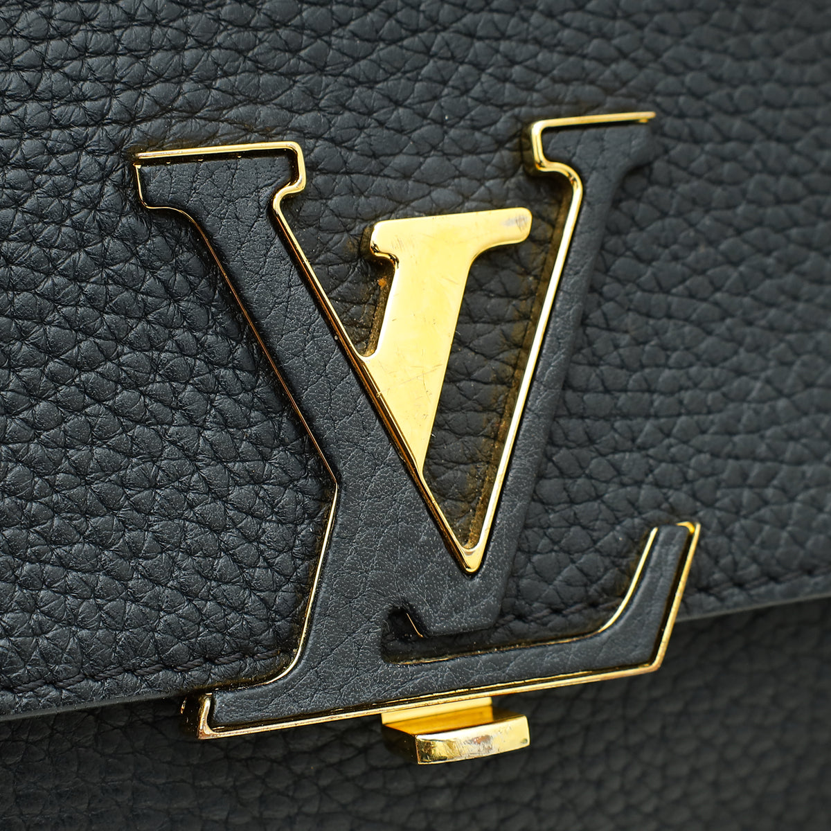 Louis Vuitton Black Volta Taurillon GM Bag