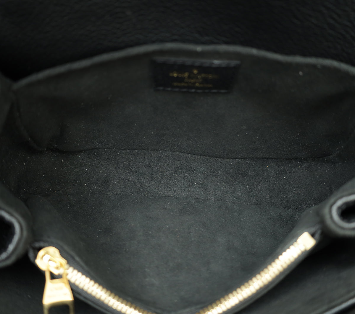 Louis Vuitton Black Monogram Empreinte Metis East West Bag