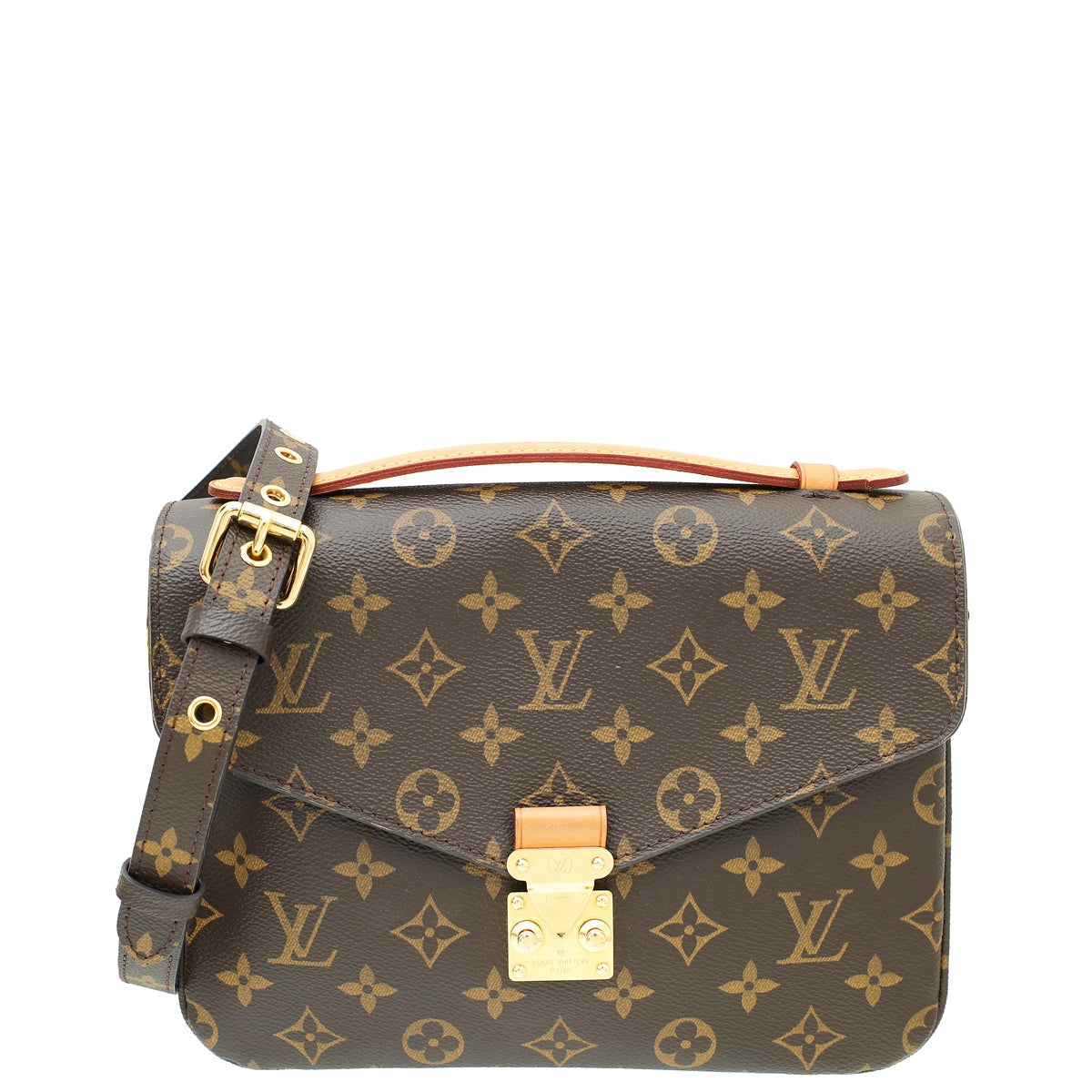 Louis Vuitton Brown Monogram Pochette Metis