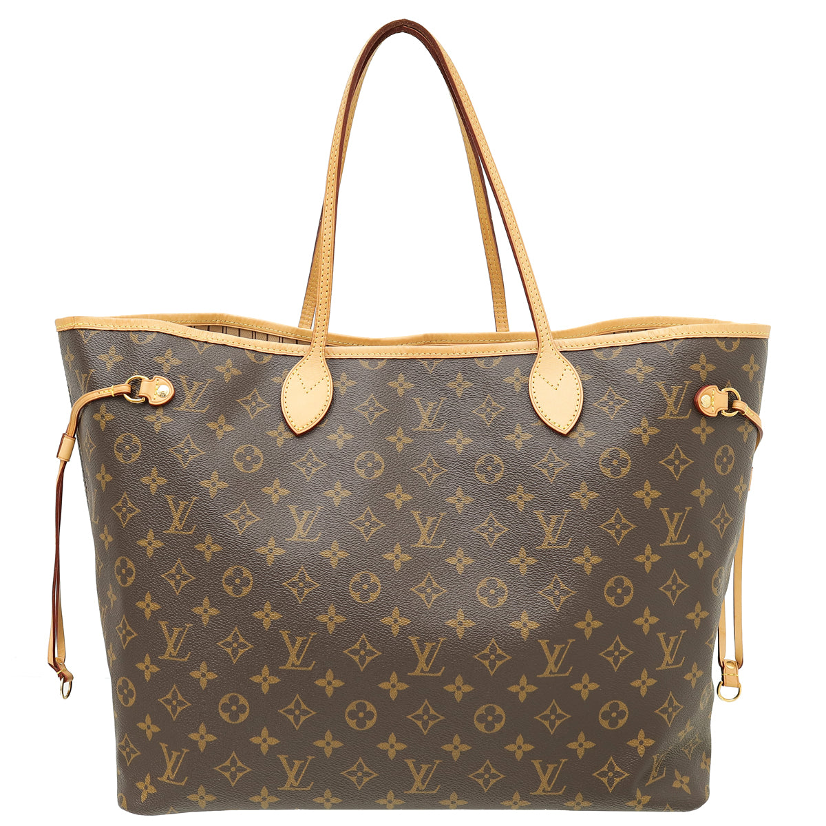 Louis Vuitton Brown Monogram Neverfull GM Bag