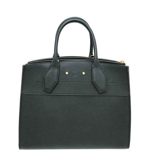 Louis Vuitton Black City Steamer MM Bag