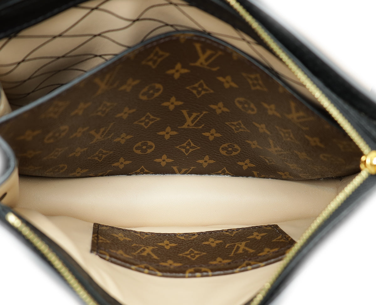 Louis Vuitton Bicolor Monogram/Reverse Trunk Clutch Bag