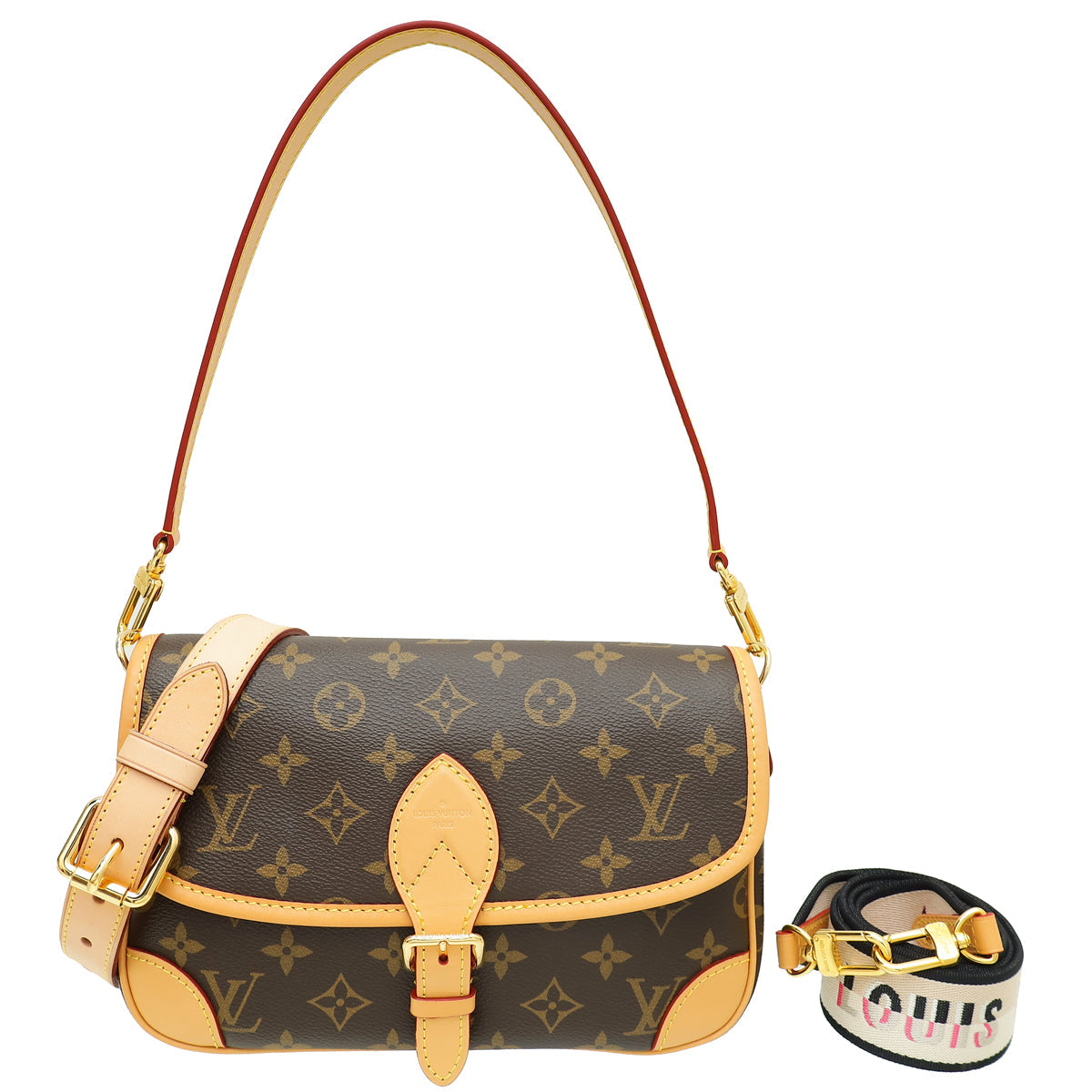 Louis Vuitton Monogram Diane Satchel Bag