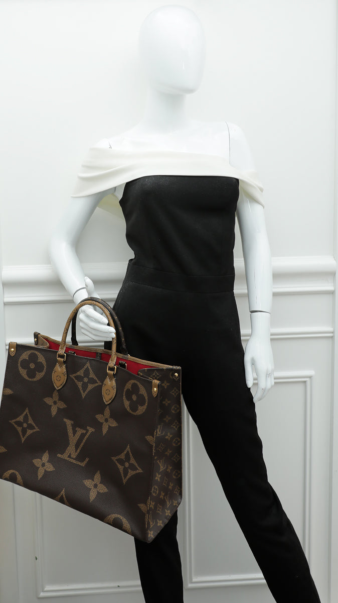 Louis Vuitton Monogram Reverse Onthego GM Bag