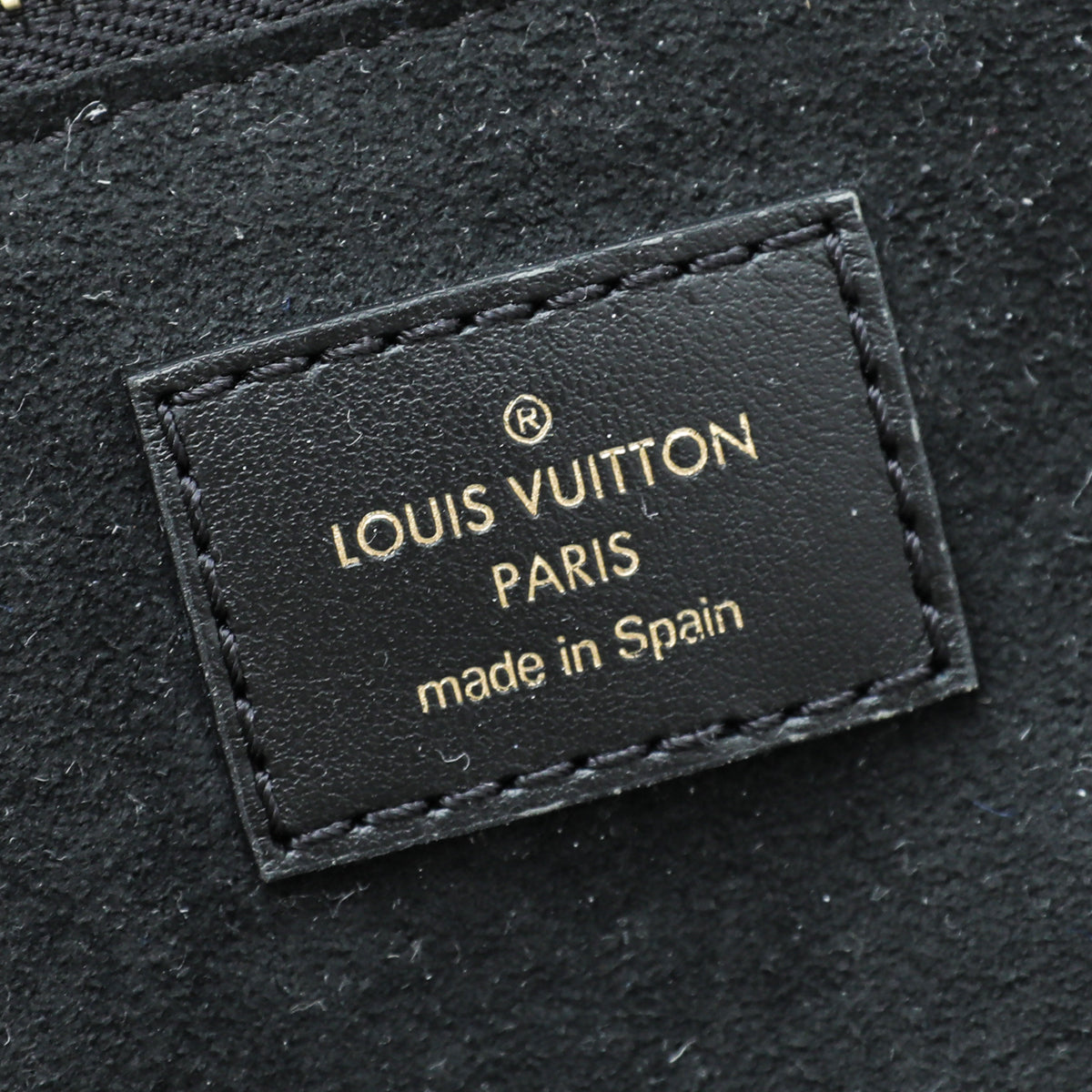 Louis Vuitton Black Monogram Empreinte Neverfull MM Bag