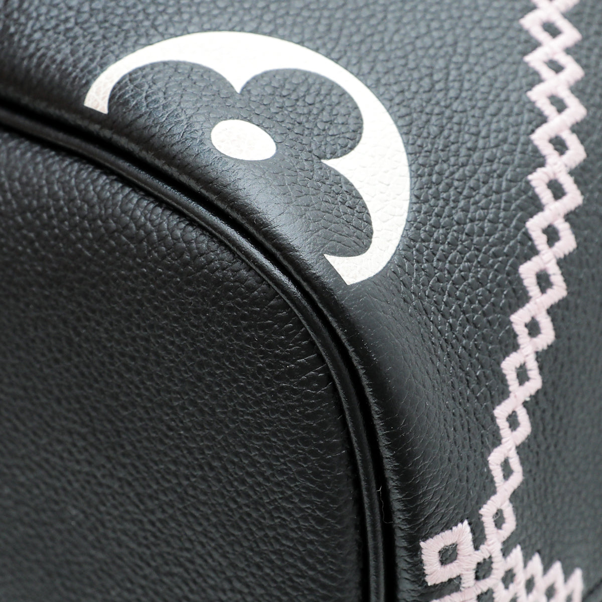 Louis Vuitton Black Monogram Empreinte Neverfull MM Bag