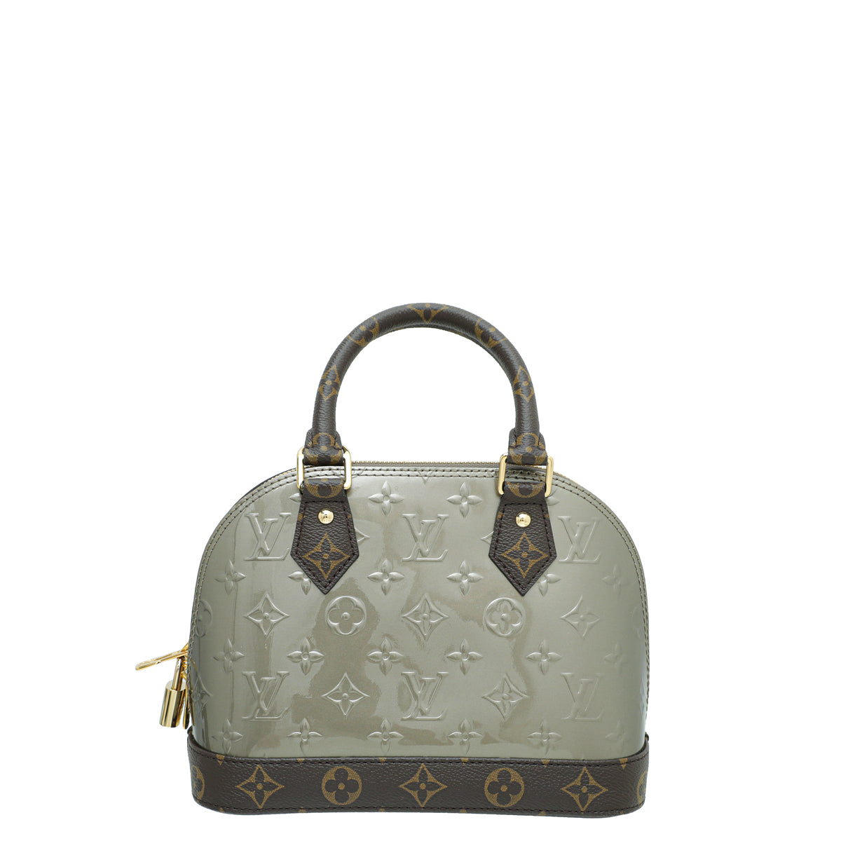 Louis Vuitton Monogram Taupe Metallise Vernis Alma BB Bag