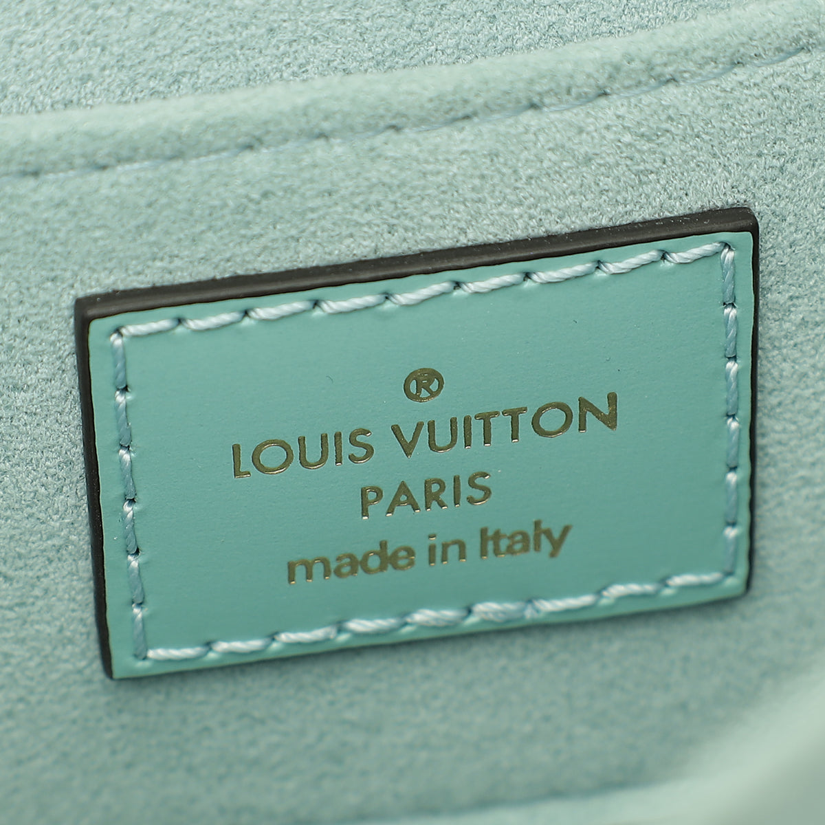 Louis Vuitton Light Blue Mini Dauphine Bag