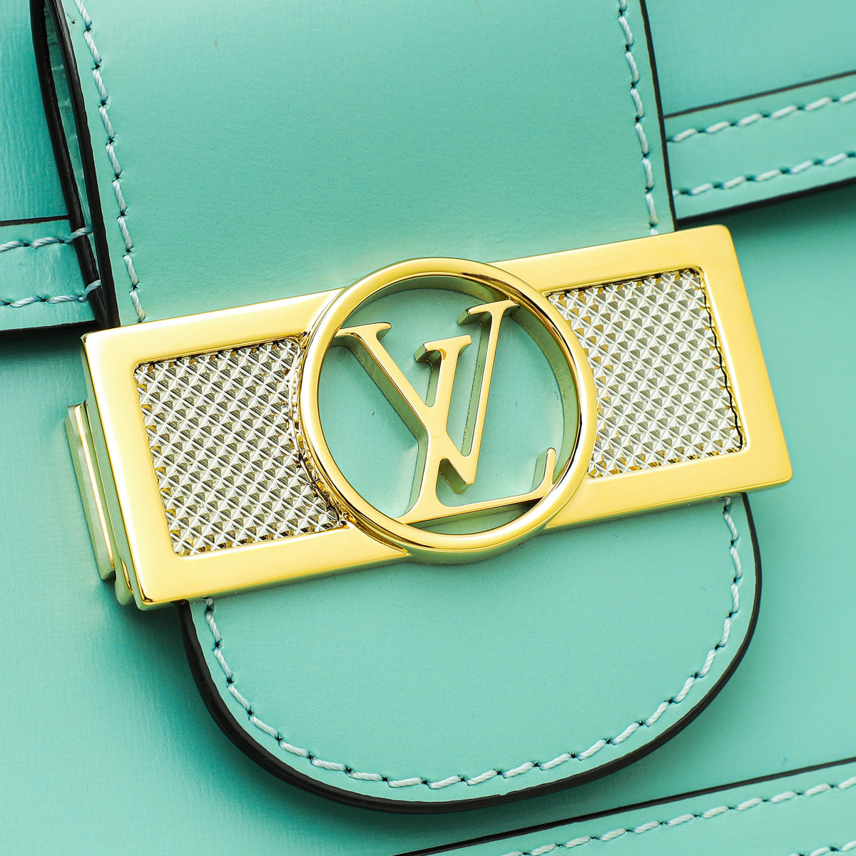 Louis Vuitton Light Blue Mini Dauphine Bag