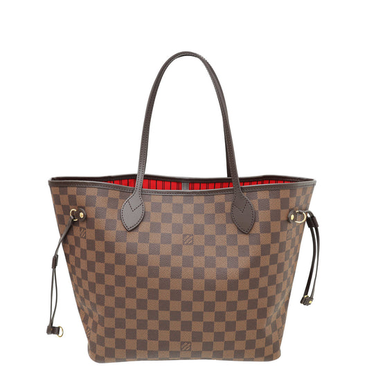 Louis Vuitton Damier Ebene Neverfull MM Bag