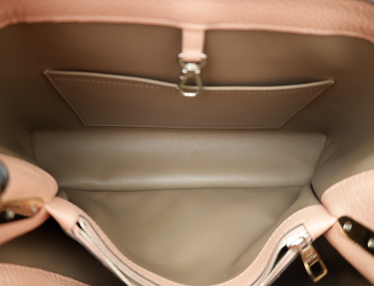 Louis Vuitton Rose Ballerine Capucines MM Bag